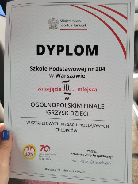 Mistrzostwa Polski w Sztafetowych Biegach Przełajowych w kategorii chłopców młodszych