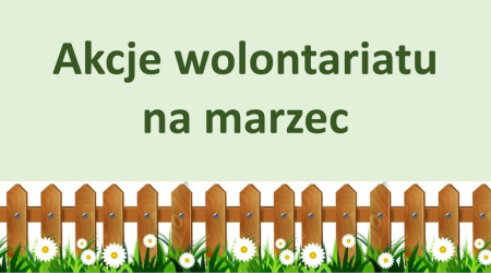 Przyłącz się do działań szkolnego wolontariatu 